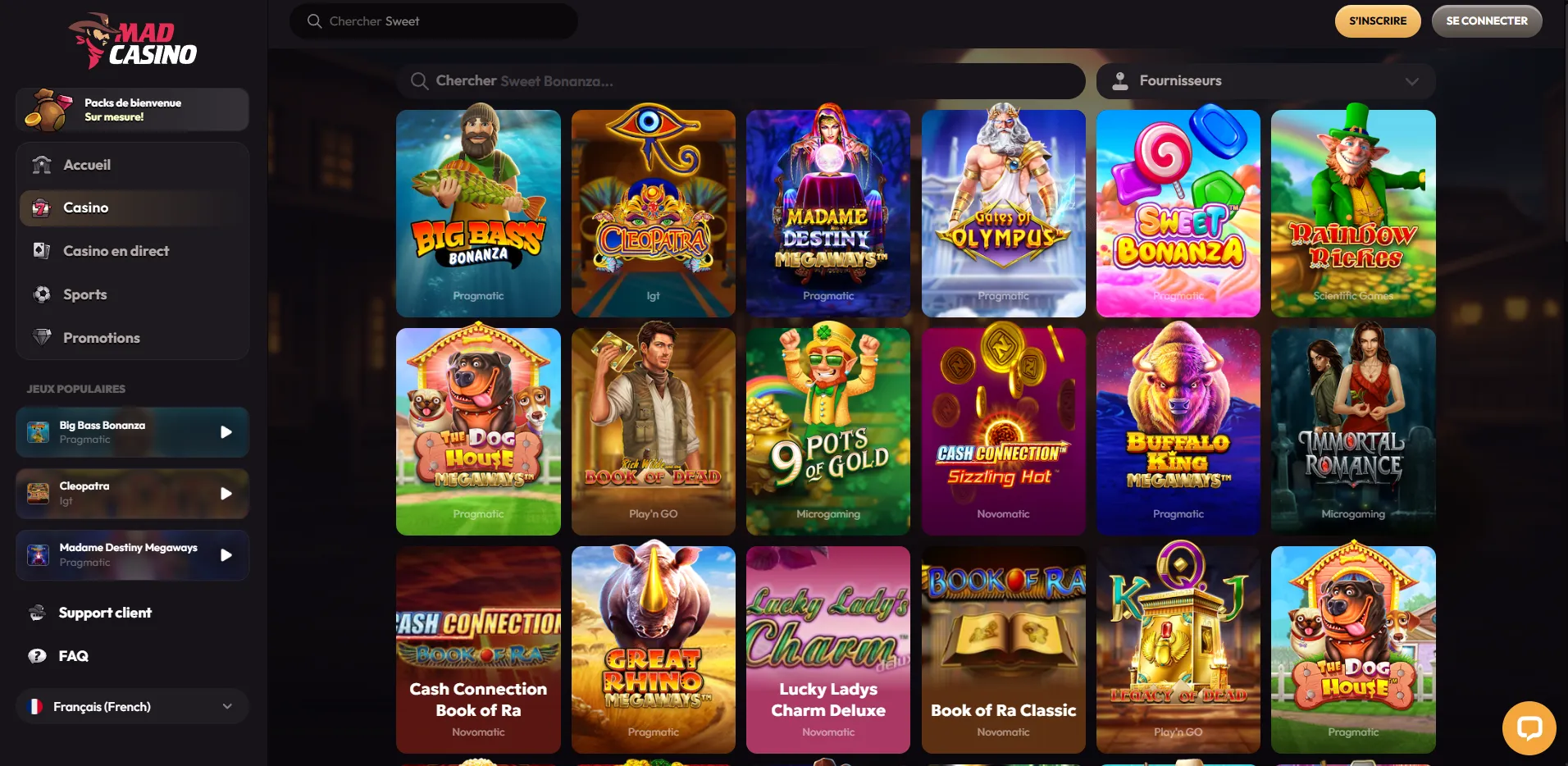 MadCasino – Captures d’écran (2/4)