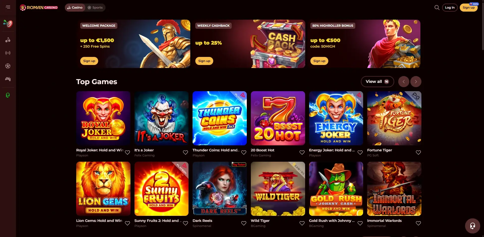 RomanCasino – Screenshots (3/3)