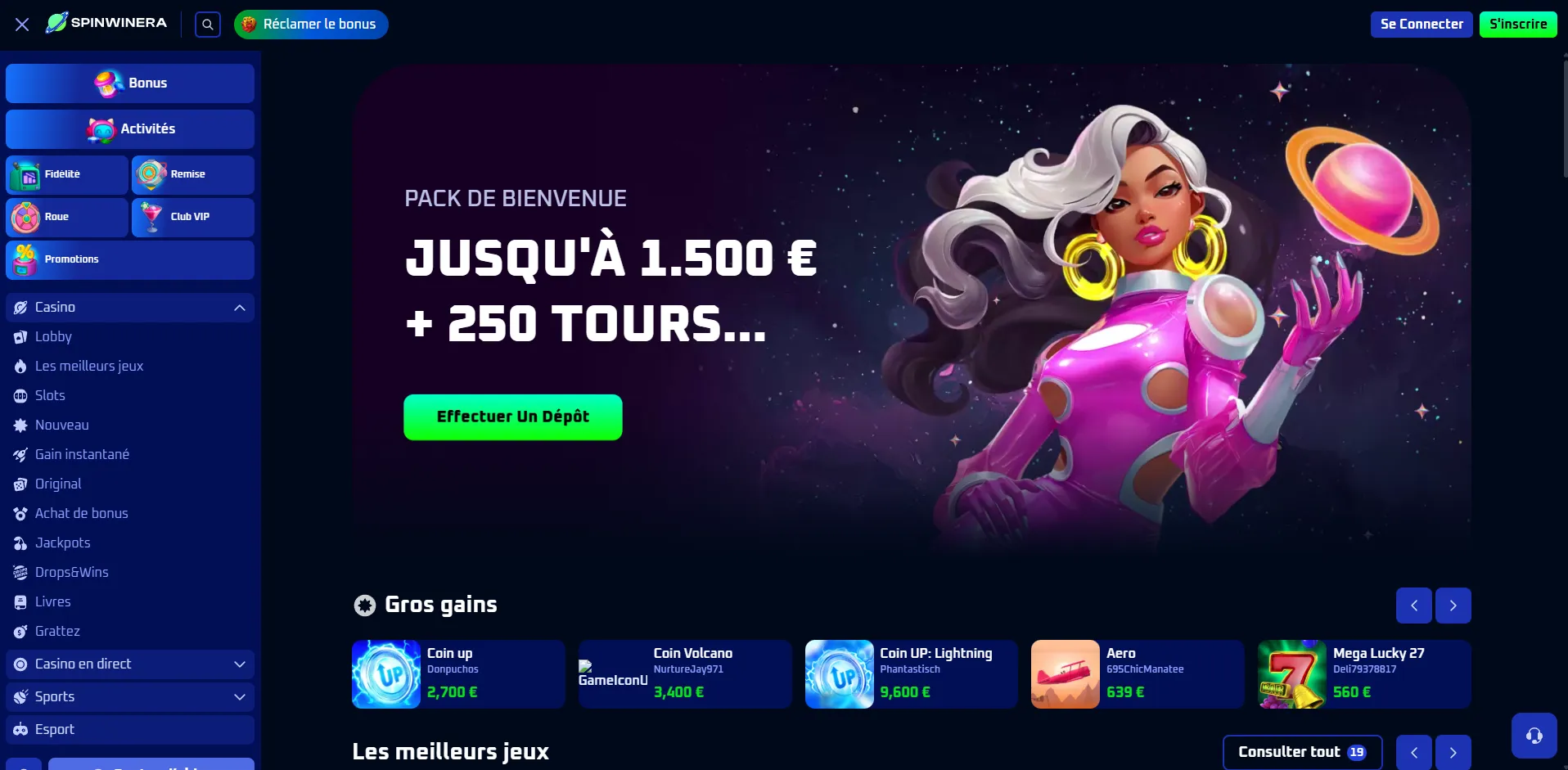 Spinwinera – Captures d’écran (1/4)