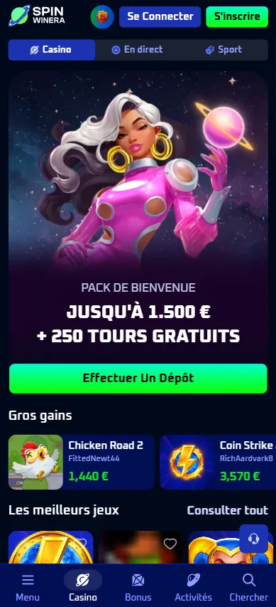 Spinwinera – Captures d’écran (2/4)