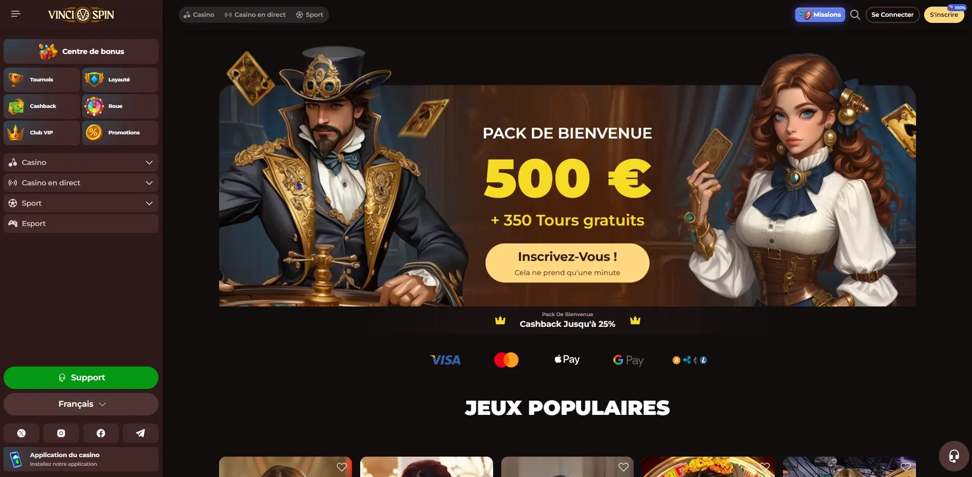 Vincispin – Screenshots (4/4)